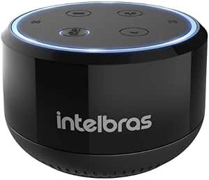 Alto Falante Inteligente Mini Intelbras Izy Speak!, Preto , com Alexa Integrada