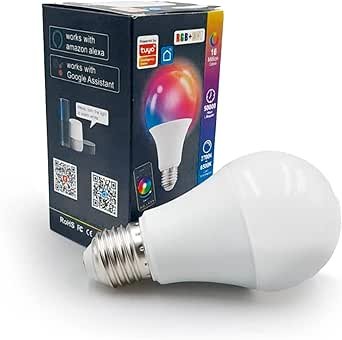 Lâmpada Inteligente Wi-Fi Compatível com Alexa e Google Assistant Tuya Smart Life   Casa