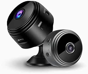 Mini Câmera Wifi, A9, Monitoramento, Segurança, Sensor, Espionagem, USB, Full HD, 1080P, Microfone Integrado, Discreta, Rotação Flexível, Wireless, Original