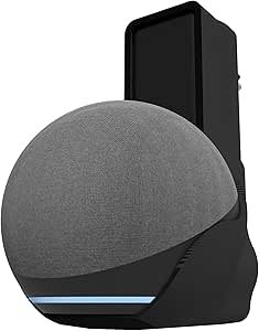Splin Suporte All In One Tomada Para Smart Speaker Alexa Echo Dot 5 ou 4 - Amazon - Modelo Compacto 3.0 (preto)   Eletrônicos
