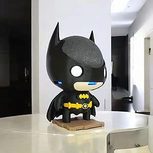 Suporte Alexa Echo Dot 4 ou Echo Dot 5 Batman Homem Morcego - Escultura, Presente, decoração criativa, música, som, stand de mesa Amazon   Casa