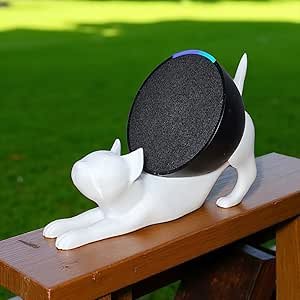 Suporte Alexa Echo POP. Tema GATO. Presente, decoração, som, stand de mesa Amazon, música, hobbie   Eletrônicos